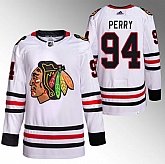 Men's Chicago Blackhawks #94 Corey Perry White Stitched Hockey Jersey,baseball caps,new era cap wholesale,wholesale hats